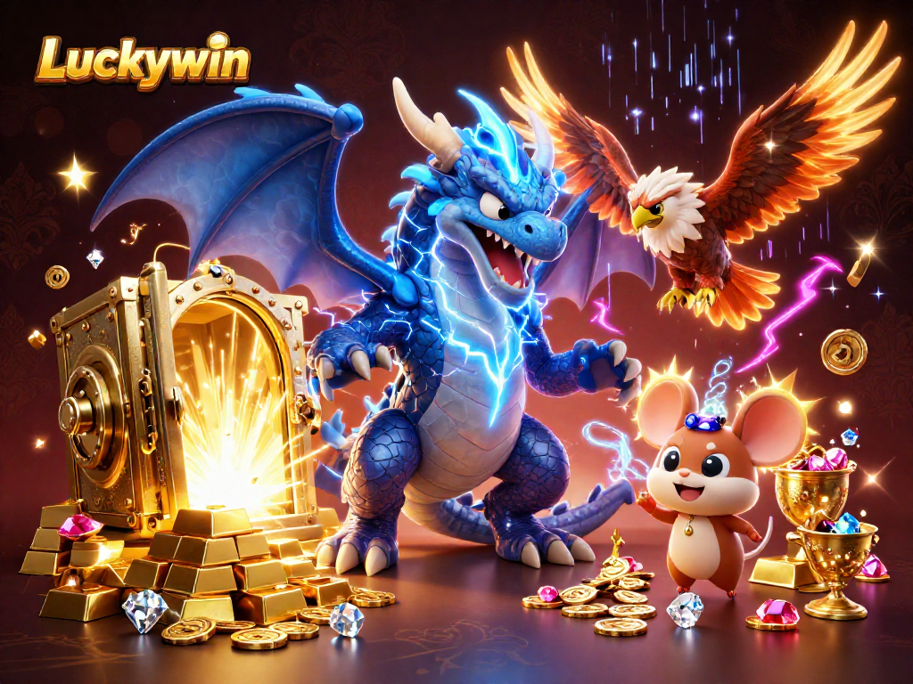 Play exciting games at Luckywin with captivating characters and dynamic casino elements.
