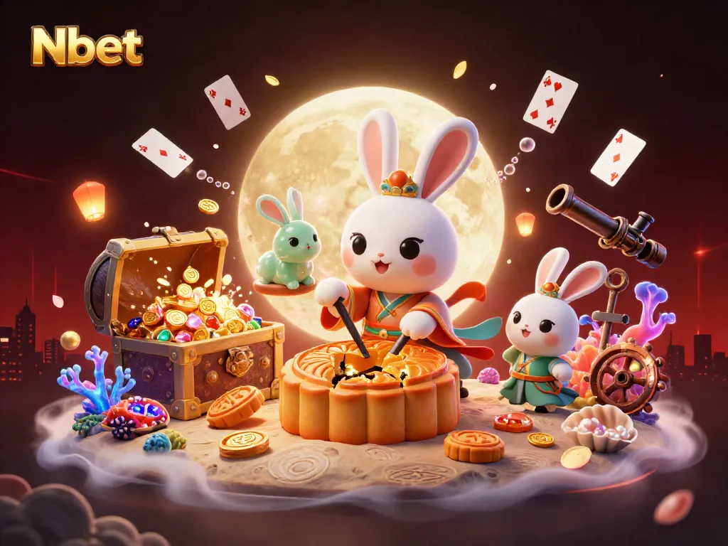 Nbet players discover winning strategies illustrated with a fantasy-themed 3D scene featuring enchanting characters and casino elements.