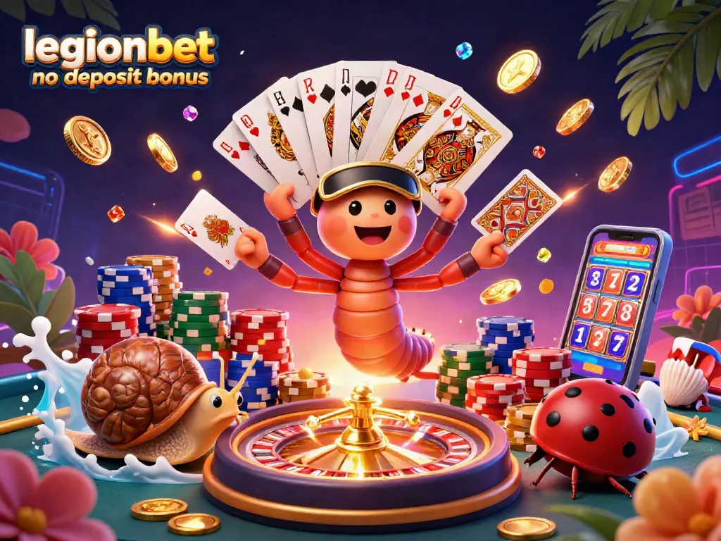 Play with the legionbet no deposit bonus and enjoy dynamic 3D casino fun.