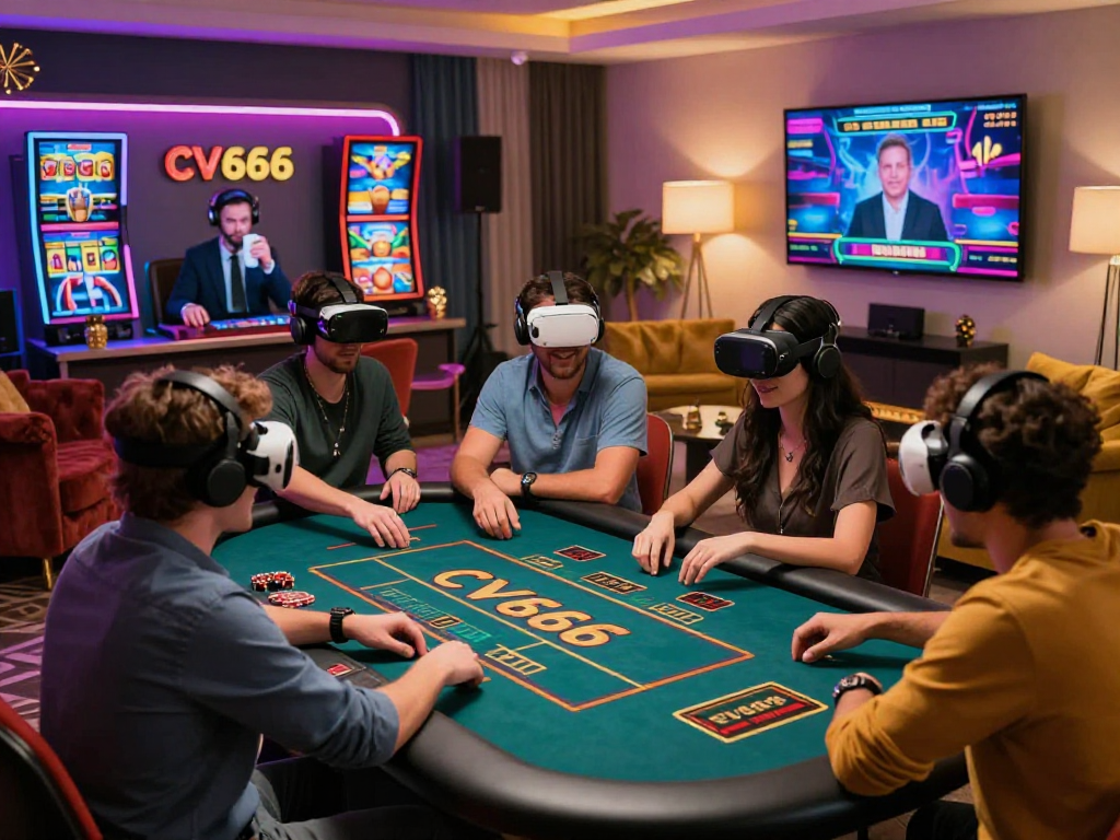 Players enjoying an immersive online gaming experience at CV666 casino, featuring live dealers and advanced technology.