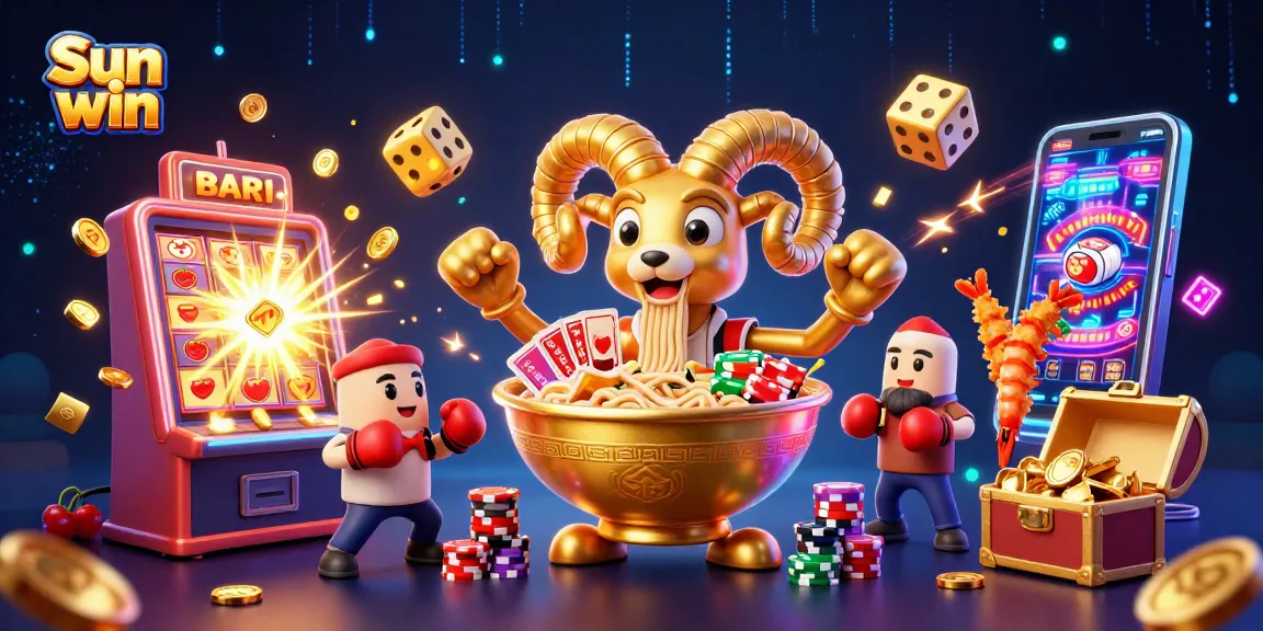 Engage with Sun win through dynamic casino action featuring vibrant characters and exciting game elements.