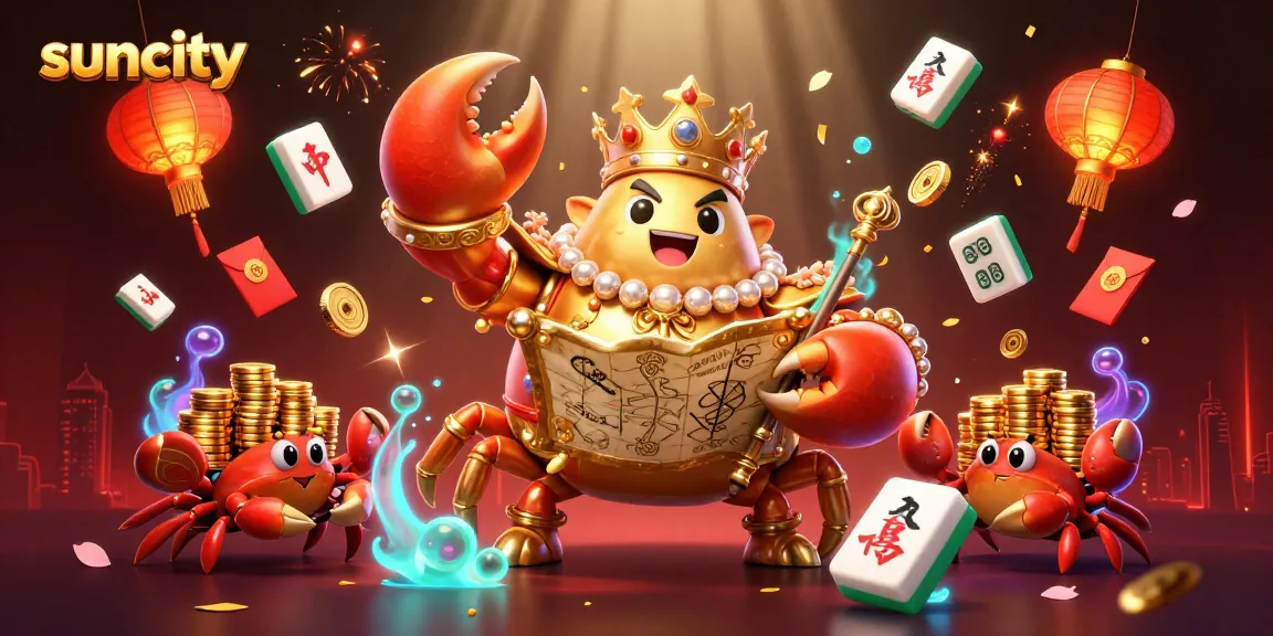 Experience winning at Suncity's vibrant 3D casino environment filled with treasures and excitement.