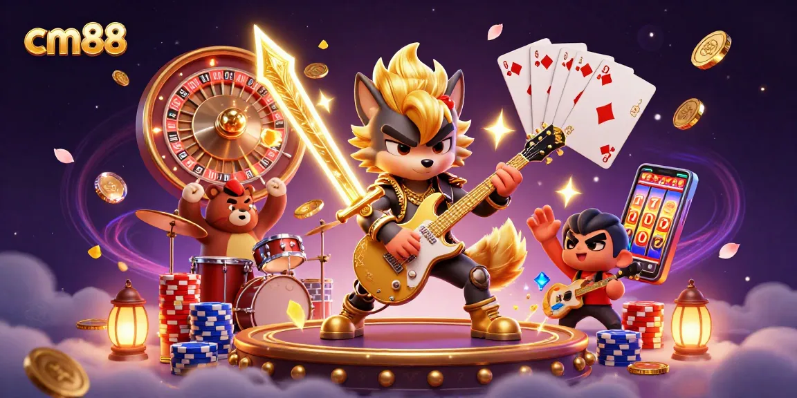 Experience dynamic gameplay and winning strategies at cm88, featuring vibrant casino elements.