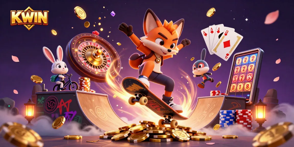 KWIN offers an exciting gaming experience with vibrant characters and immersive casino elements.