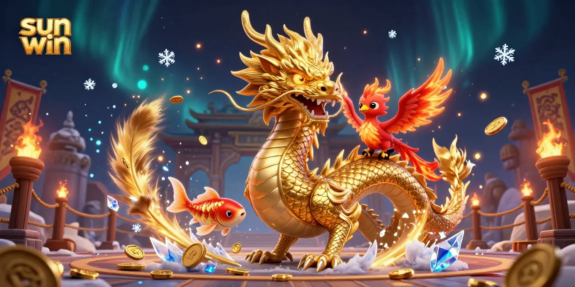 Experience sun win with an ultra-detailed 3D illustration showcasing dynamic casino elements and vivid characters.
