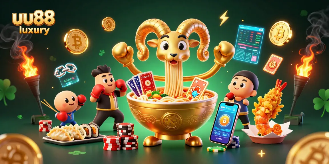 Experience thrilling gameplay at uu88 luxury with a vibrant casino scene featuring animated characters.